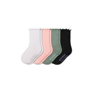 Junior Ruffle Rib Sock 4-Pack