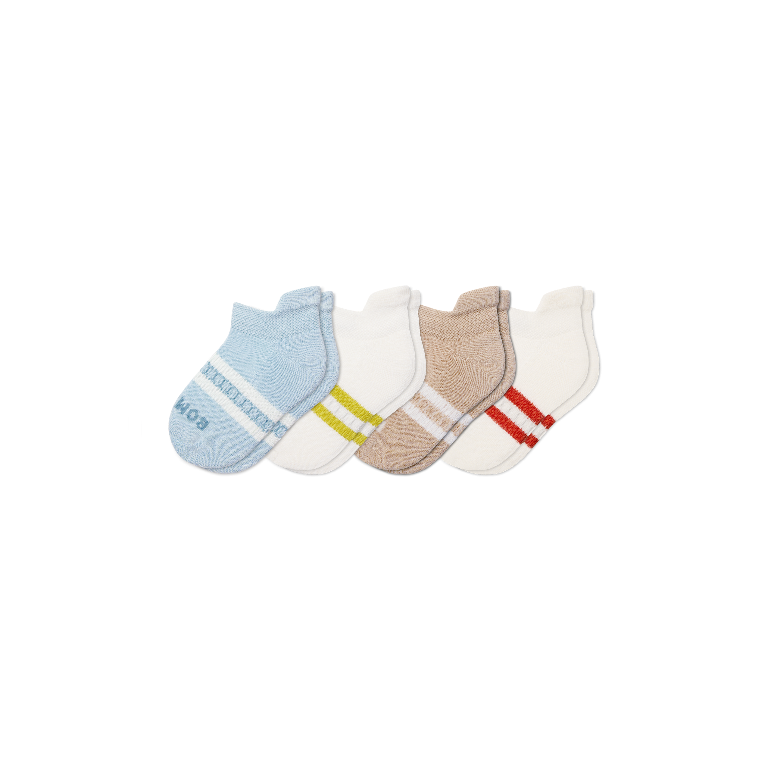 Junior Solids Ankle Sock 4-Pack