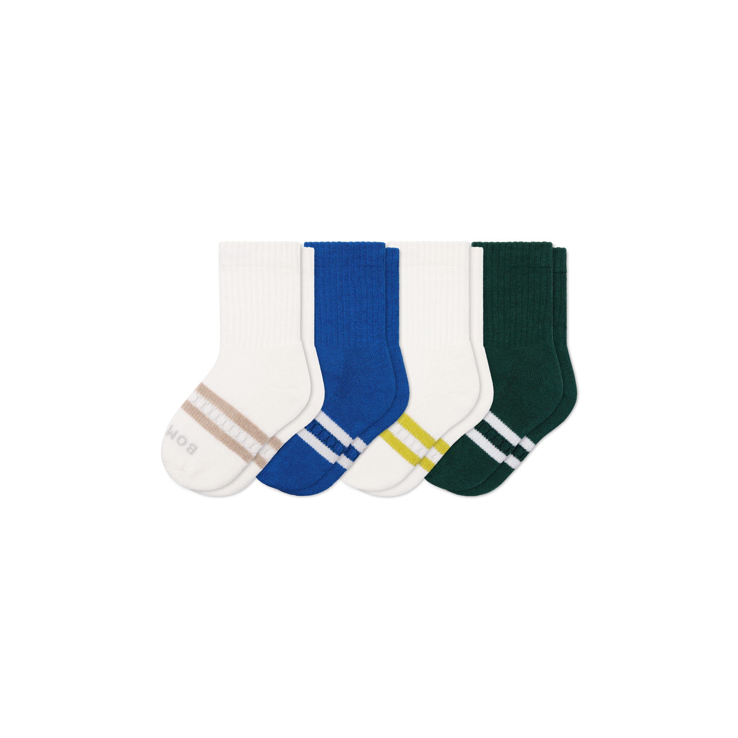 Junior Solids Calf Sock 4-Pack