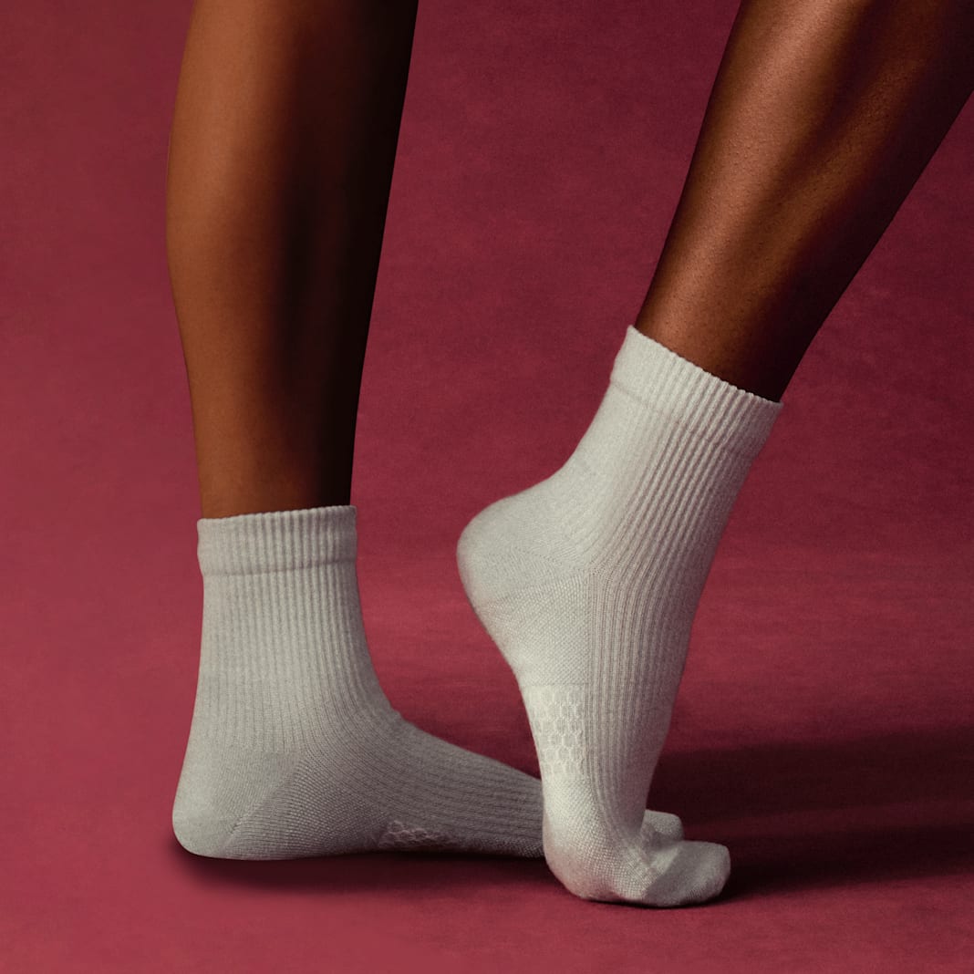 Women's Modern Rib Quarter Socks - Image 2