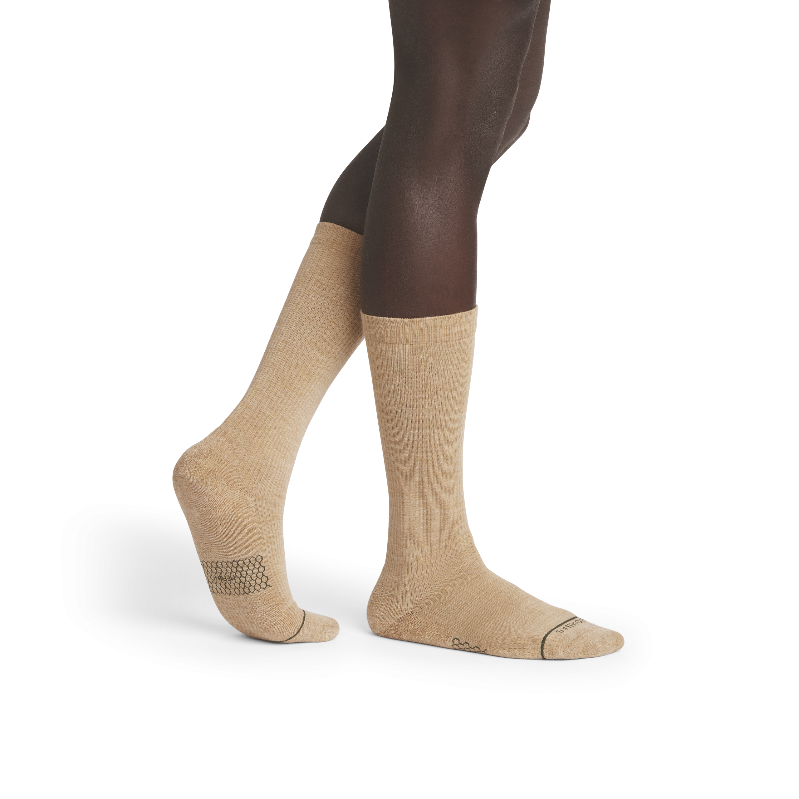 Men's Merino Wool Blend Modern Rib Calf Sock 8-Pack - Image 5