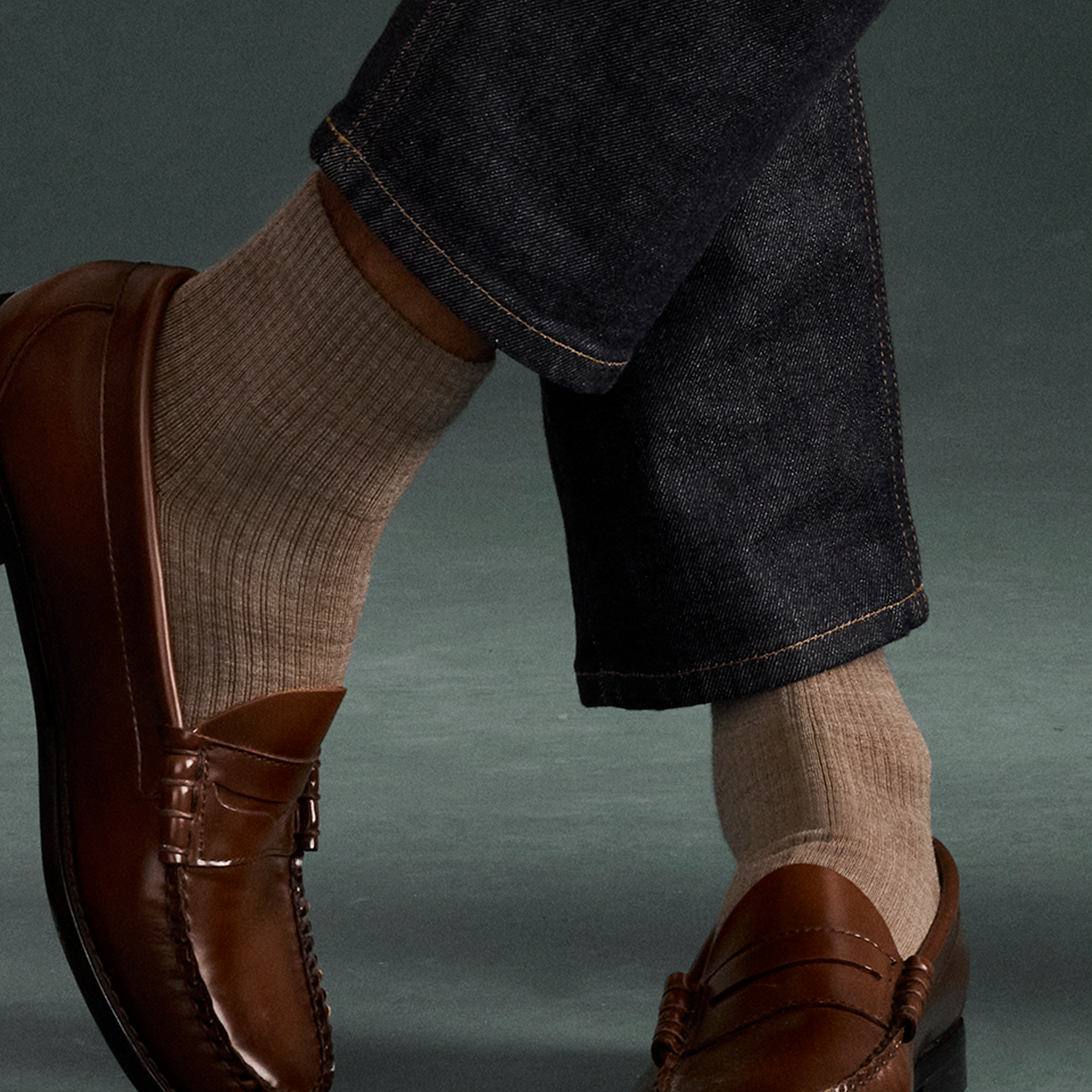 Men's Merino Wool Blend Modern Rib Quarter Sock 4-Pack - Image 2