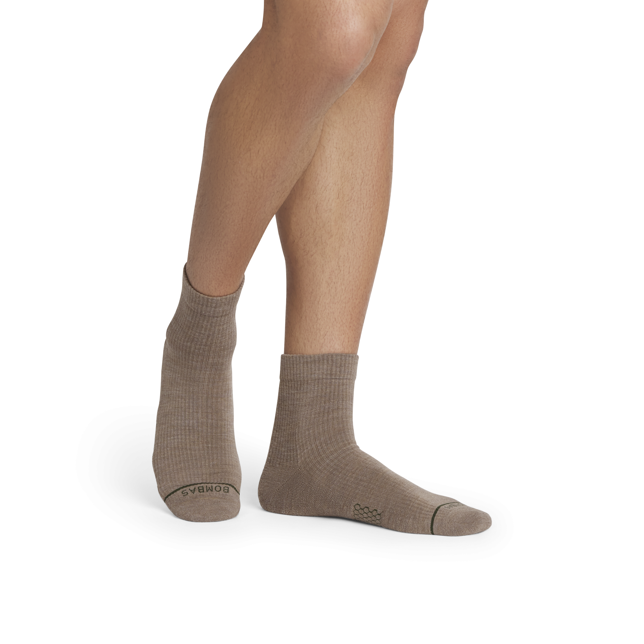 Men's Merino Wool Blend Modern Rib Quarter Sock 4-Pack - Image 5