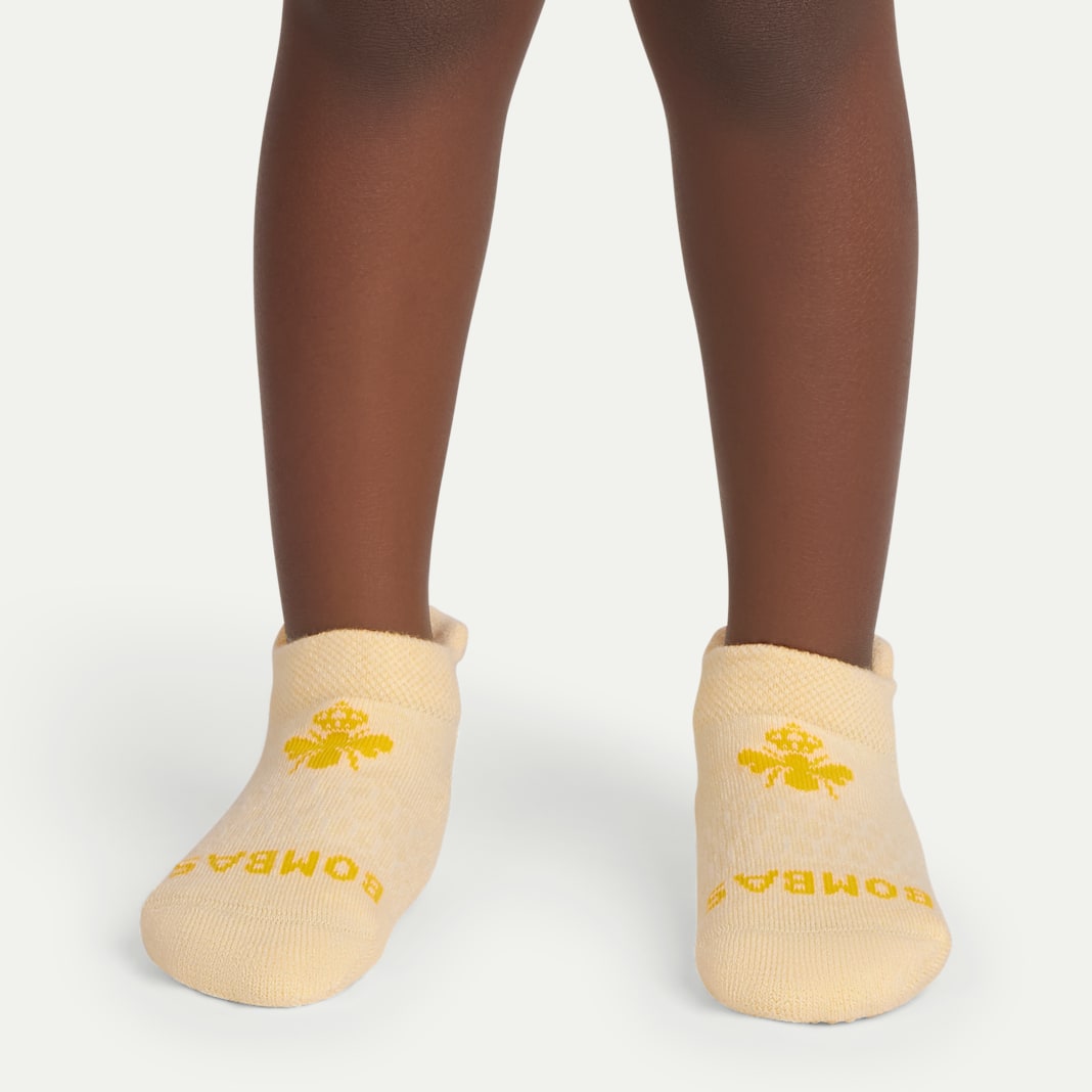 Toddler Marl Gripper Ankle Sock 4-Pack - Image 5
