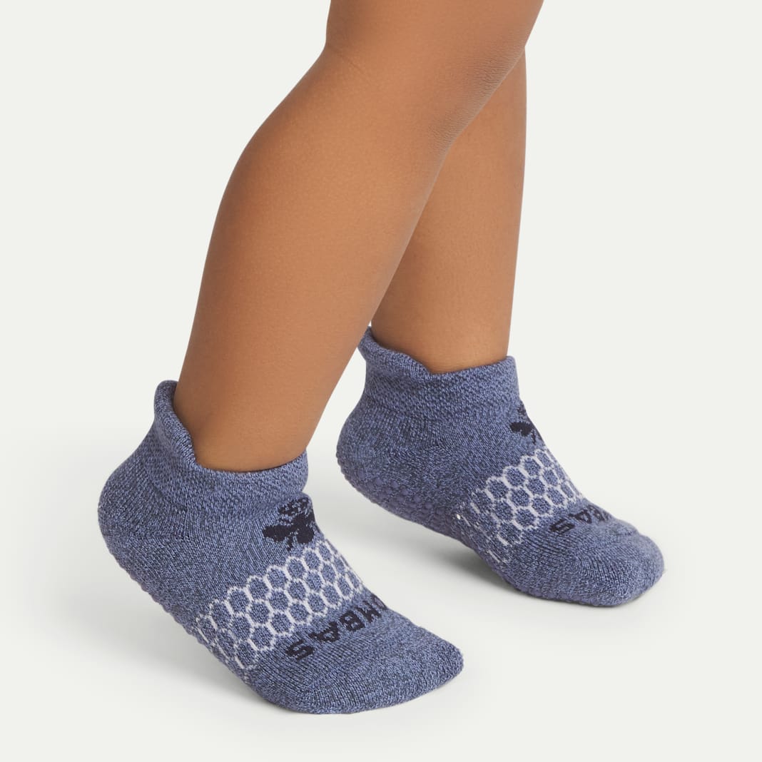 Toddler Marl Gripper Ankle Sock 4-Pack - Image 2