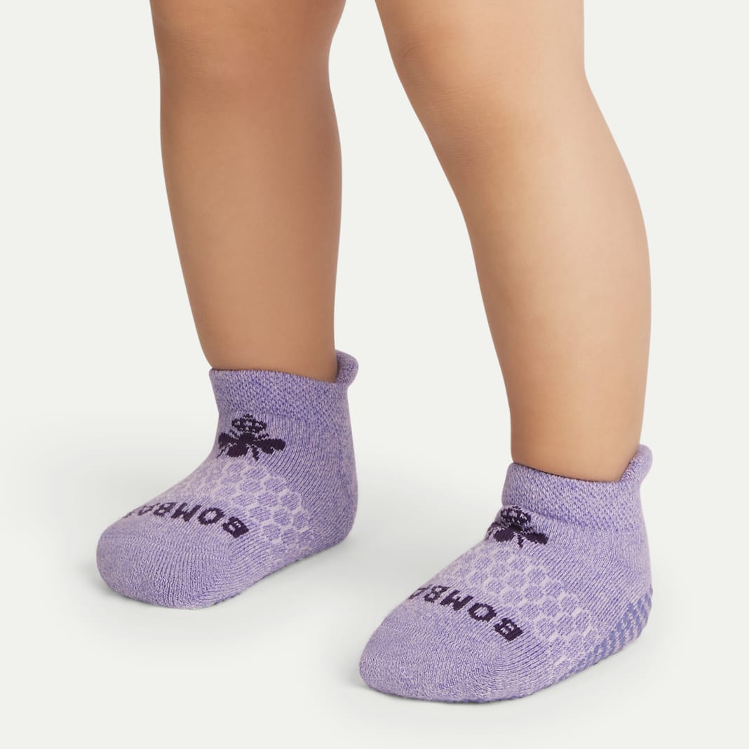 Toddler Marl Gripper Ankle Sock 4-Pack - Image 3