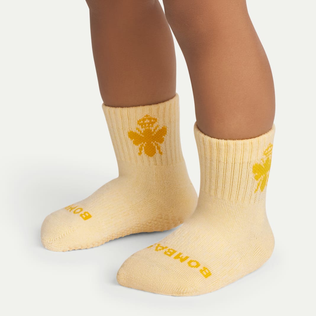 Toddler Marl Gripper Calf Sock 4-Pack - Image 5