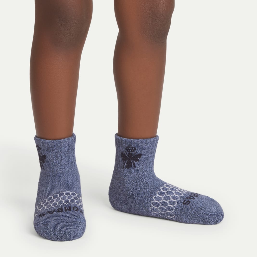 Toddler Marl Gripper Calf Sock 4-Pack - Image 4