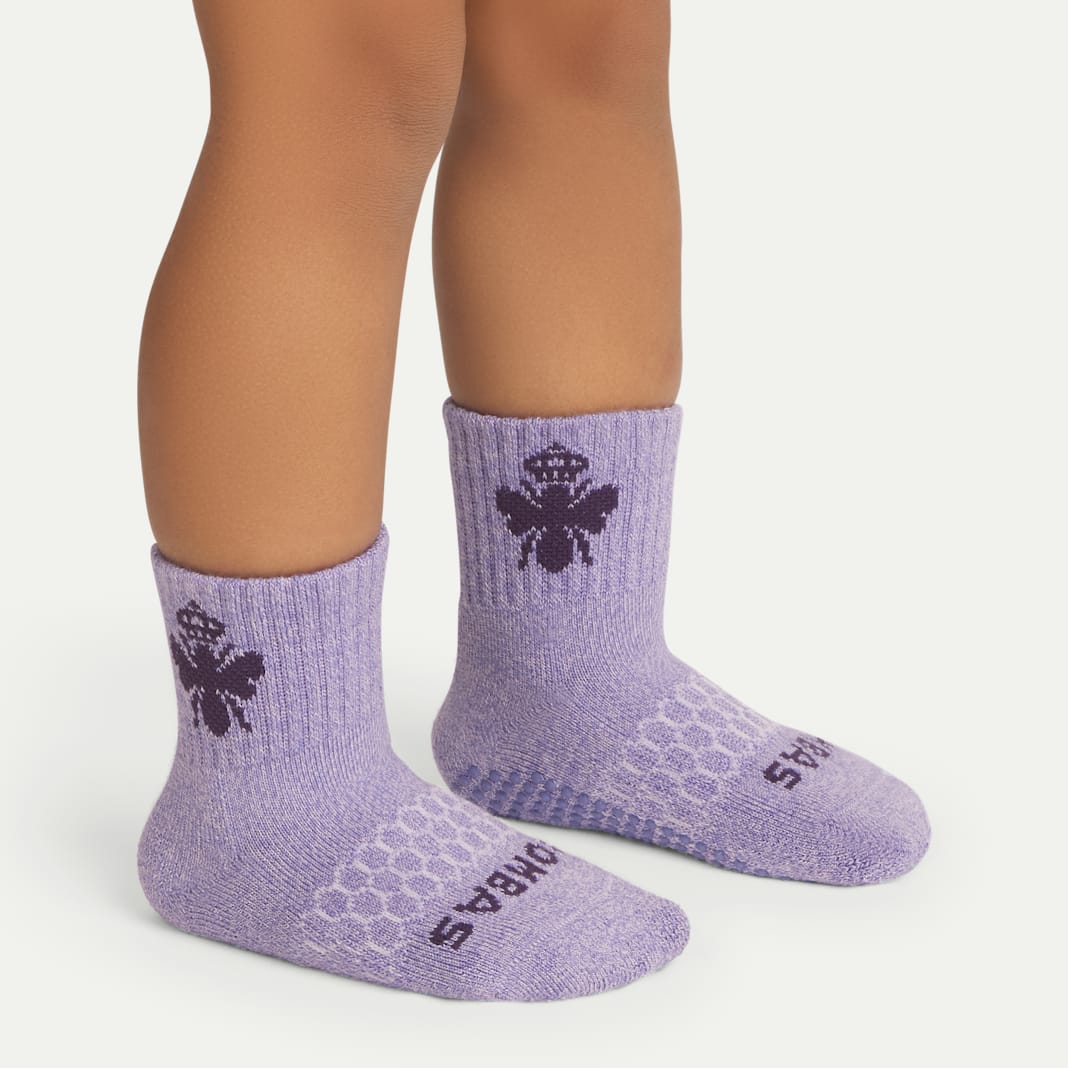 Toddler Marl Gripper Calf Sock 4-Pack - Image 3
