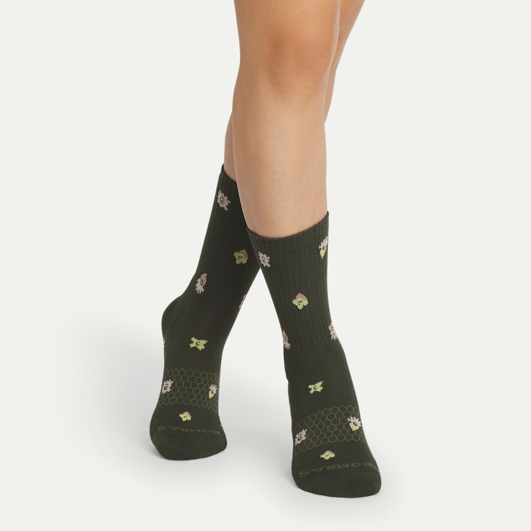 Women’s Garden Party Half Calf Sock 4-Pack - Image 4