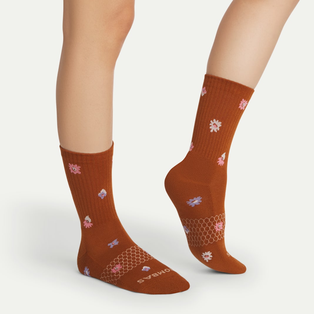 Women’s Garden Party Half Calf Sock 4-Pack - Image 6
