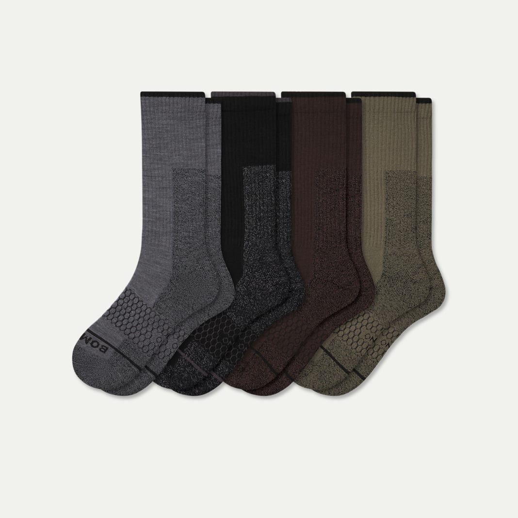 Men's Ultra Strong Merino Blend Calf Sock 4-Pack