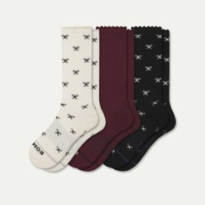 Women's Merino Wool Blend Calf Sock 3-Pack