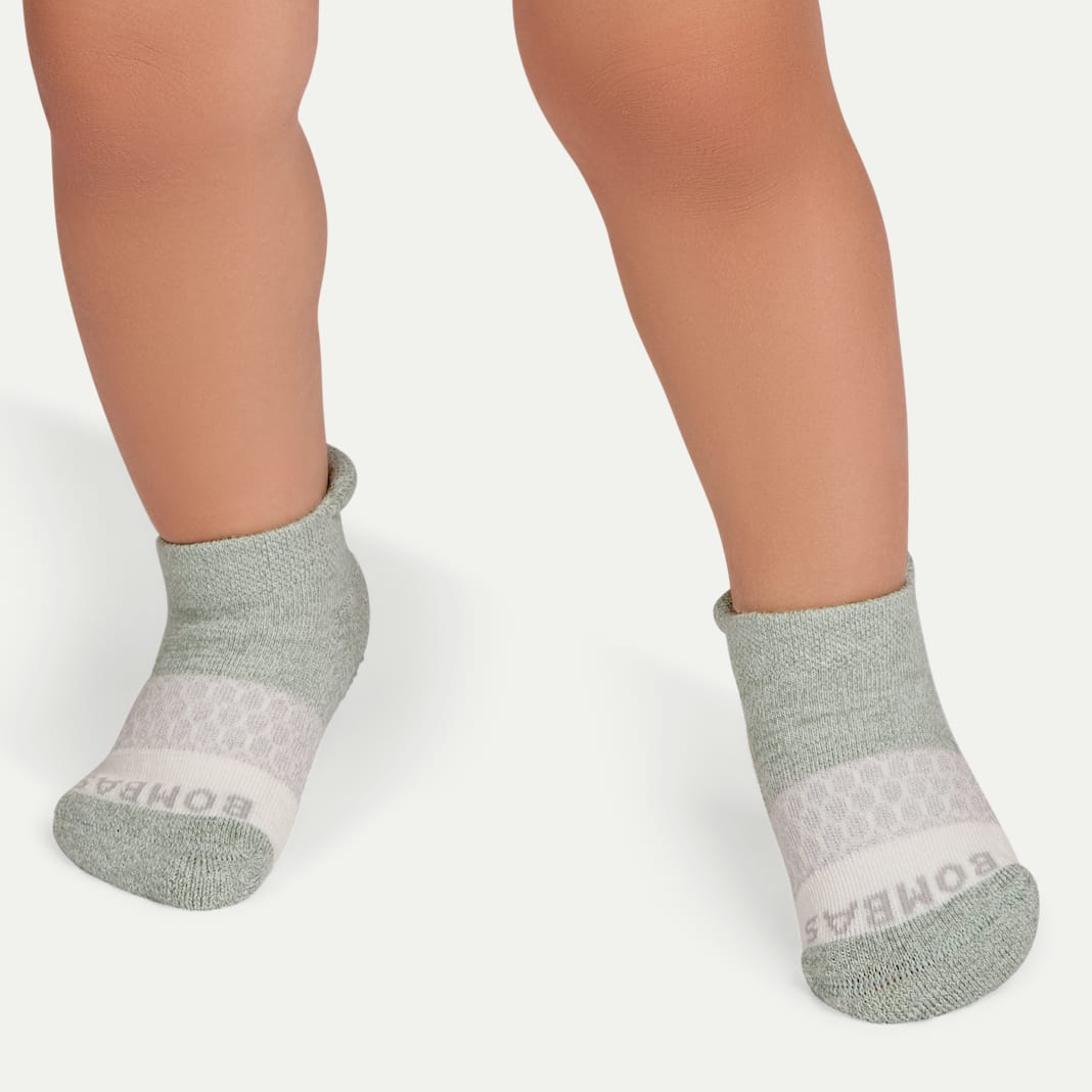 Toddler Tri-Block Gripper Ankle Sock 6-Pack - Image 4