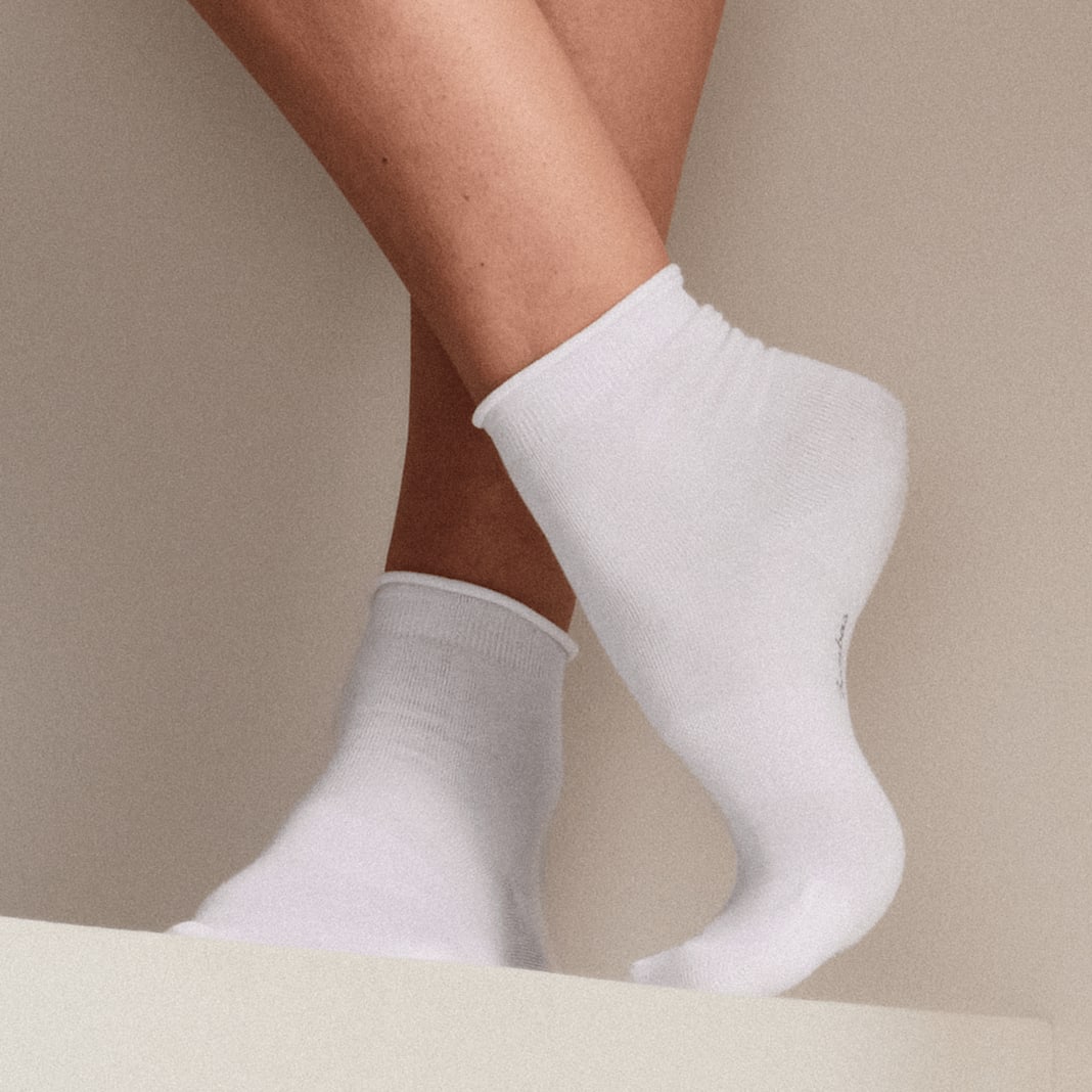 Women’s Roll Top Quarter Socks - Image 2
