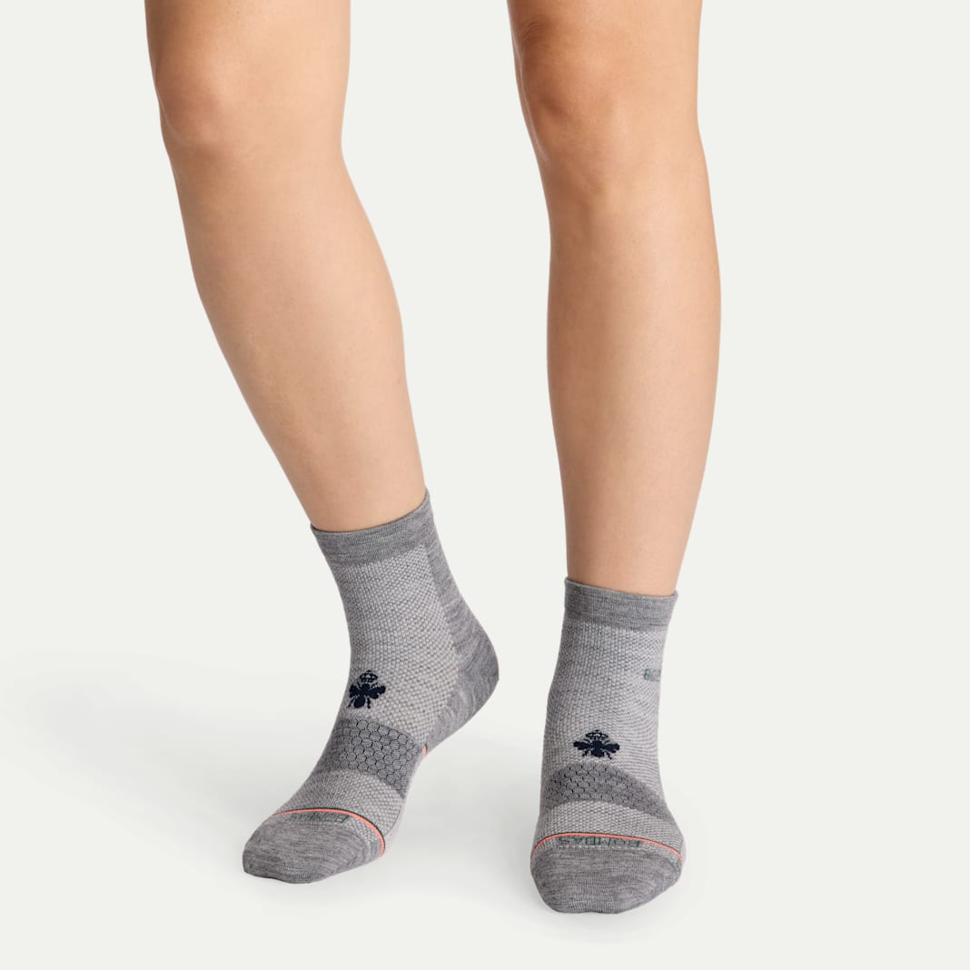 Women's UltraLite Sport Merino Wool Blend Quarter Sock 3-Pack - Image 3