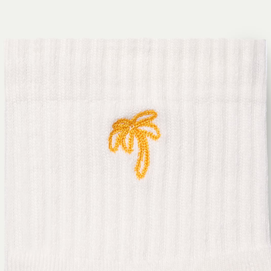 Women's Beach Day Embroidered Quarter Socks - Image 4