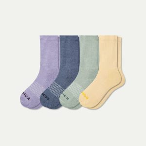 Youth Marl Calf Sock 4-Pack
