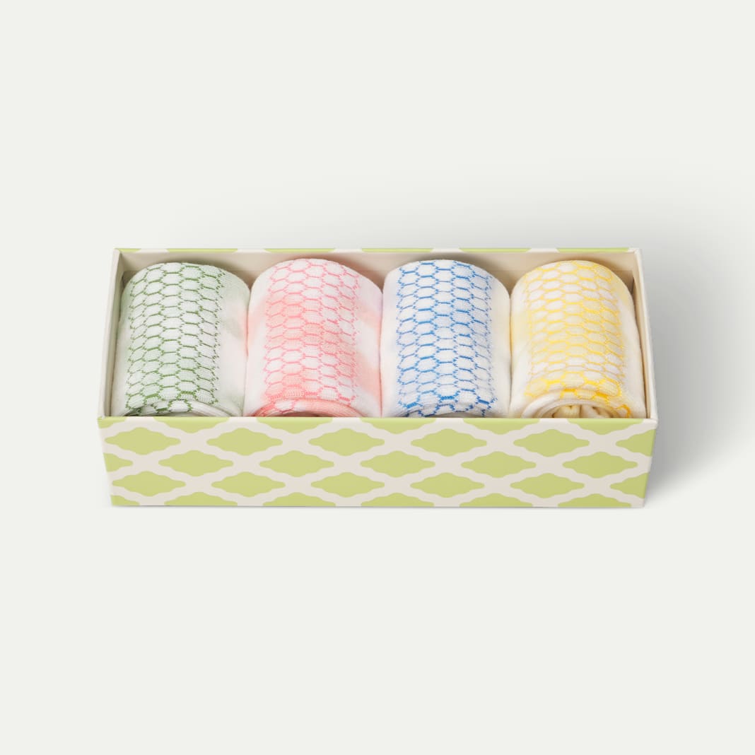 Youth Celebration Calf Sock 4-Pack Gift Box - Image 6