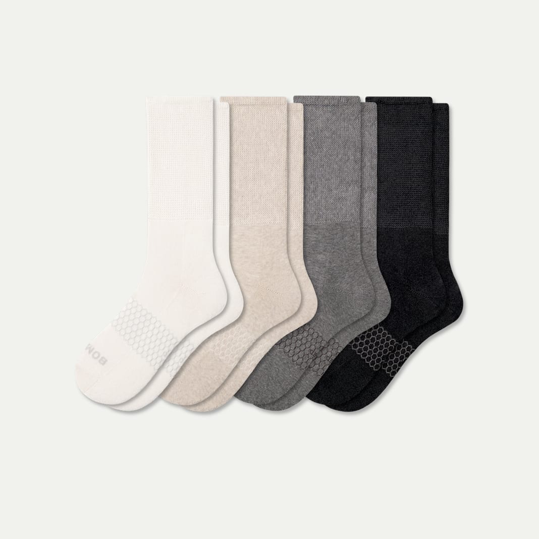 Men's Wide Calf Sock 4-Pack - Image 6