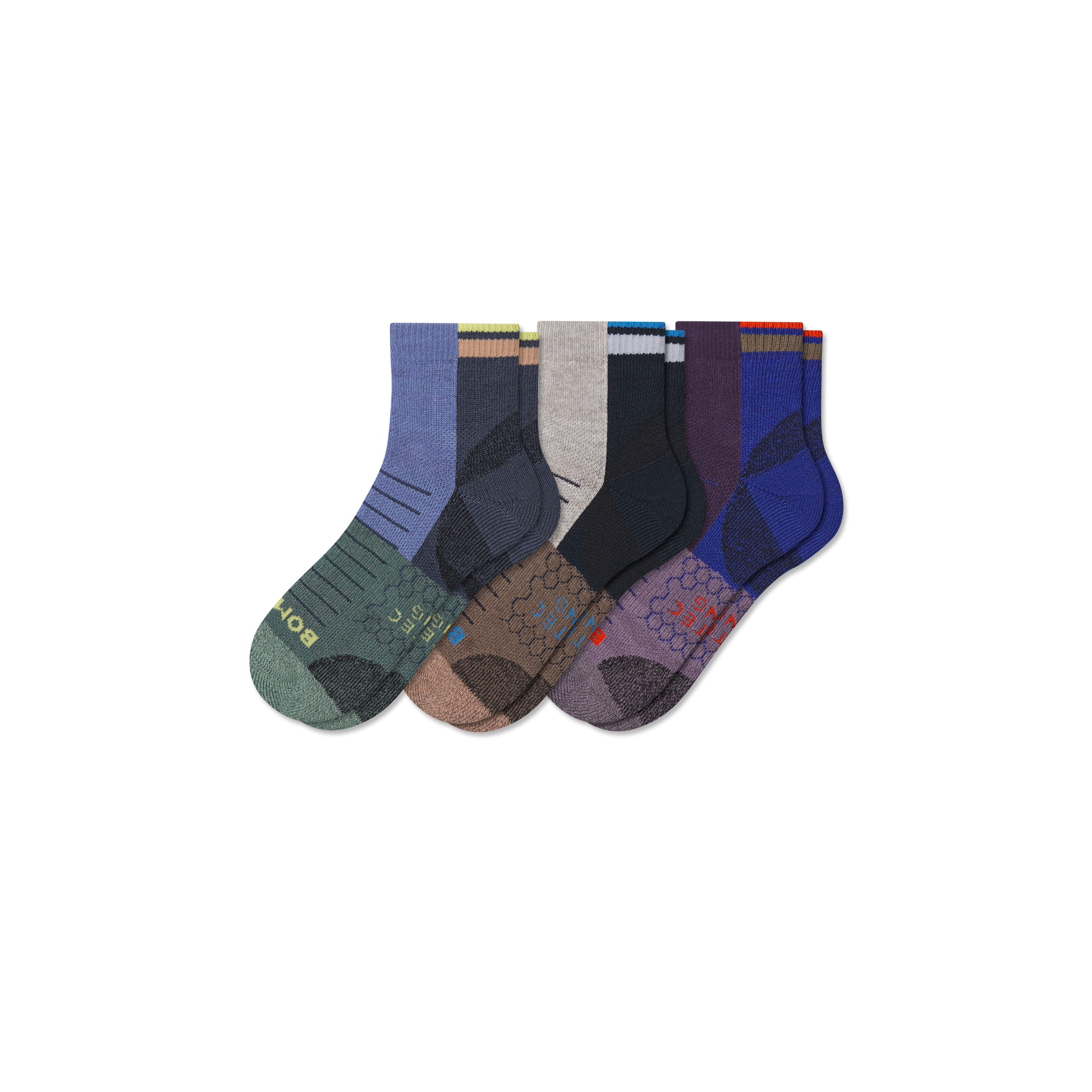 Men's Hiking Quarter Sock 3-Pack - Image 5