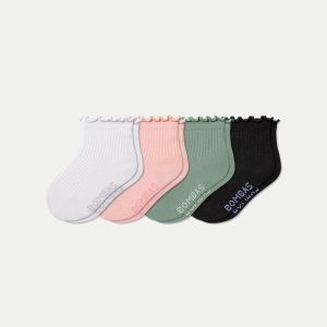 Toddler Ruffle Rib Sock 4-Pack