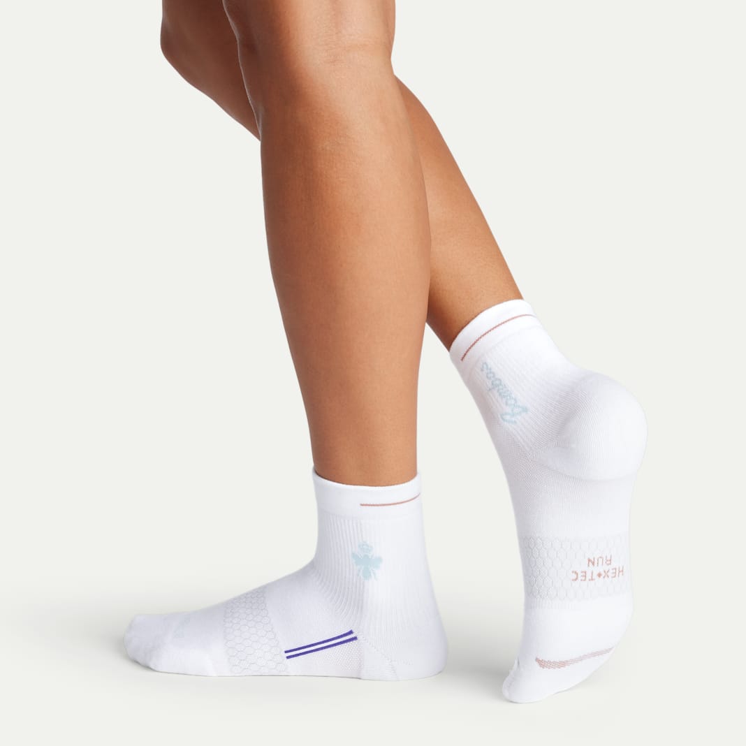Women's Run Quarter Socks - Image 2