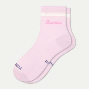 Women's UltraLite Sport Sheer Stripe Quarter Socks