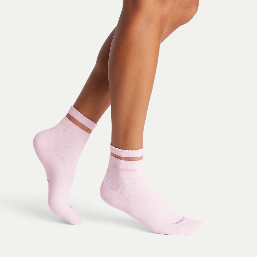 Women's UltraLite Sport Sheer Stripe Quarter Sock 3-Pack - Image 2