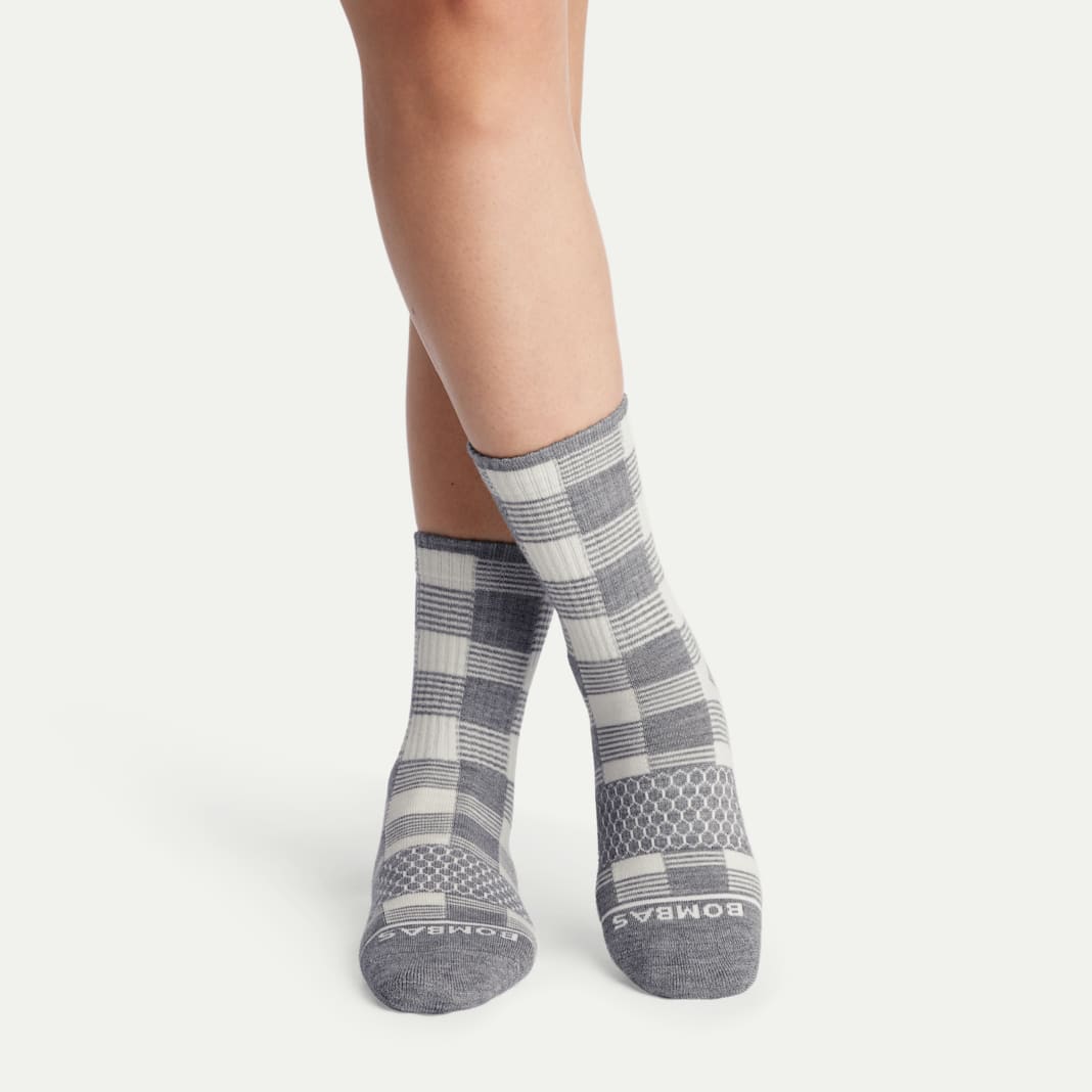 Women's Merino Wool Blend Half Calf Sock 4-Pack - Image 5