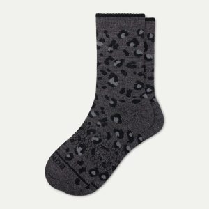 Women's Merino Wool Blend Half Calf Socks