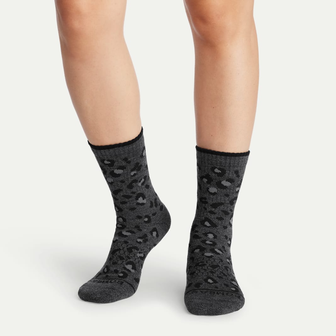 Women's Merino Wool Blend Half Calf Sock 4-Pack - Image 6