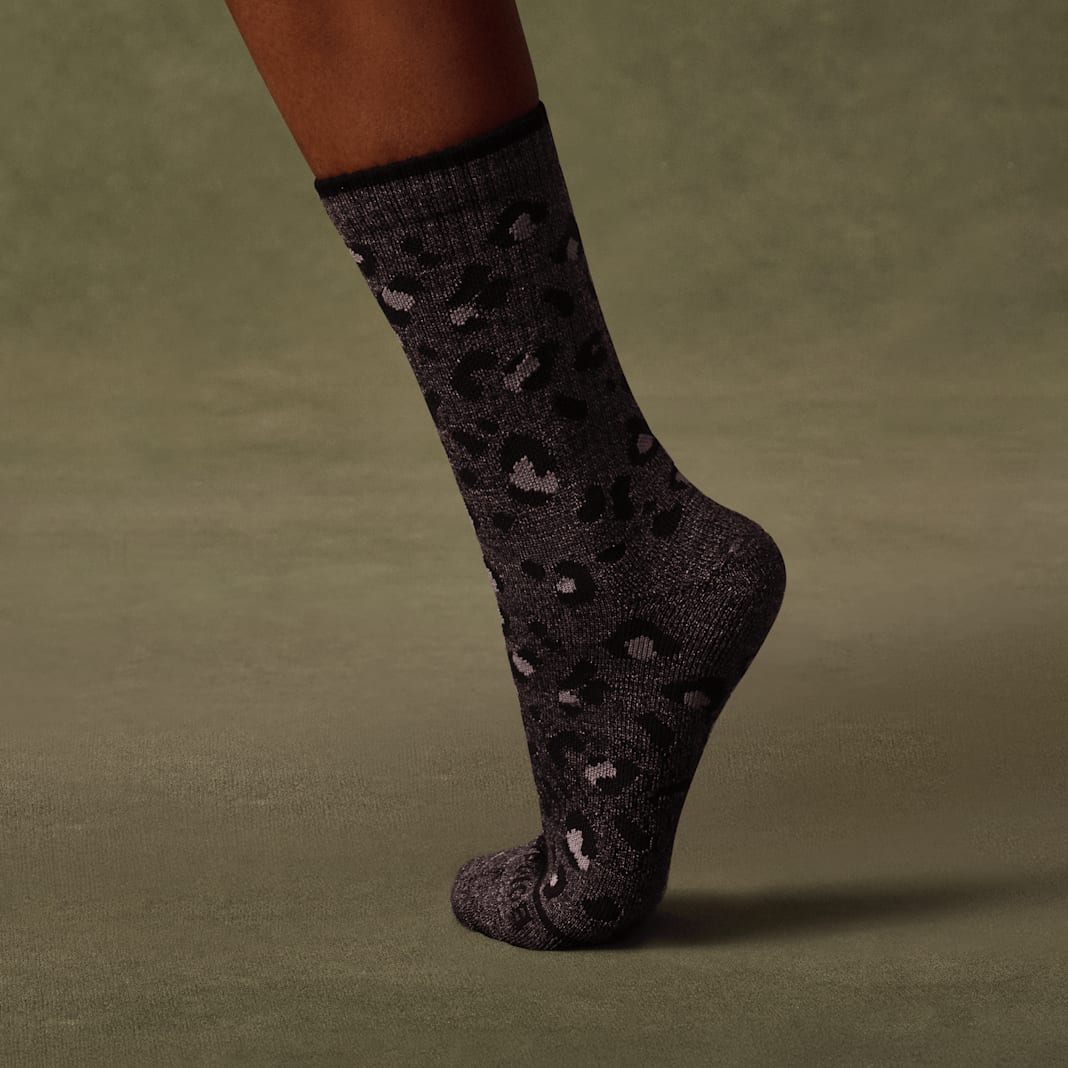 Women's Merino Wool Blend Half Calf Socks - Image 2