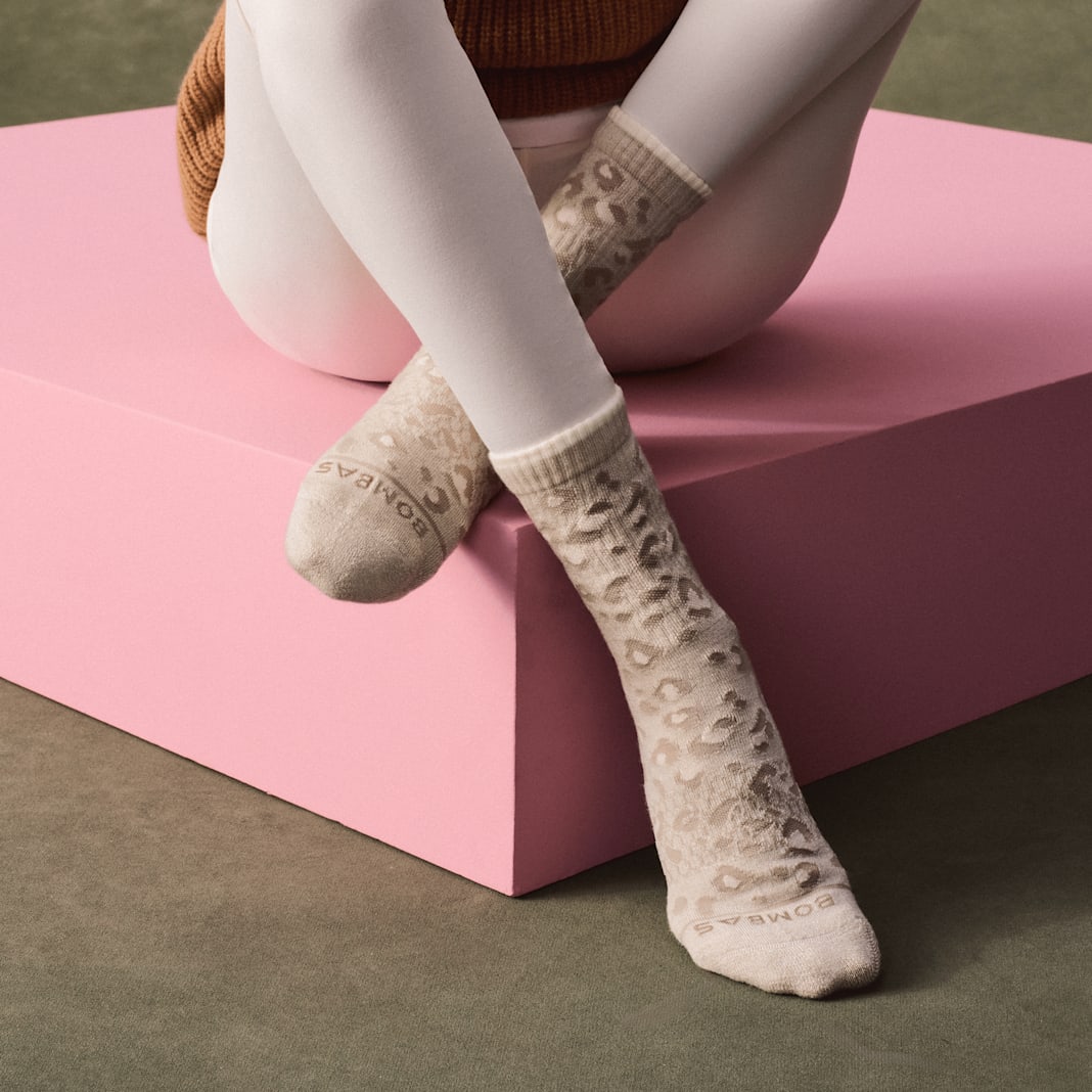 Women's Merino Wool Blend Half Calf Sock 4-Pack - Image 2