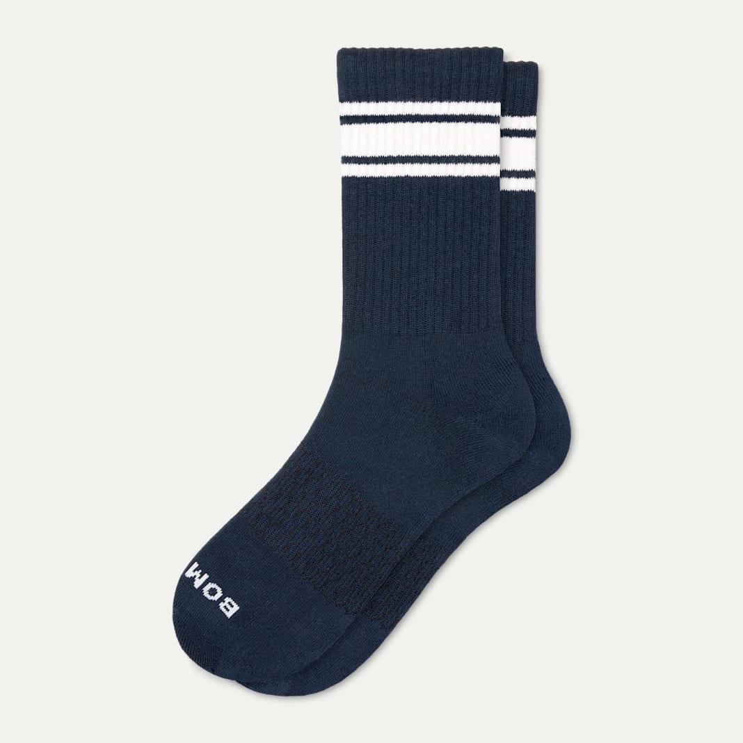 Men's Vintage Stripes Half Calf Socks - Image 4