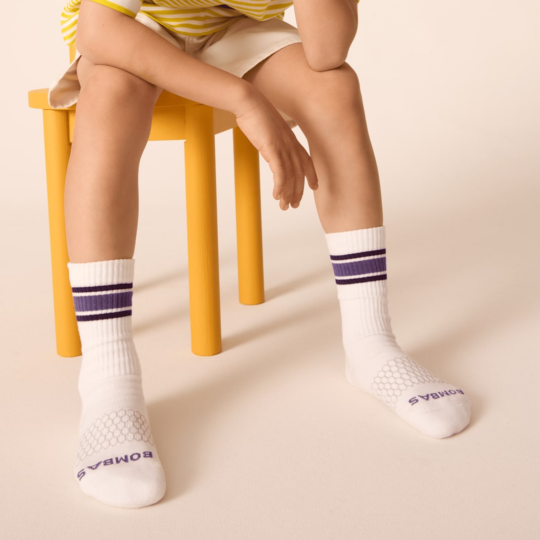 Youth Vintage Stripes Calf Sock 8-Pack - Image 2