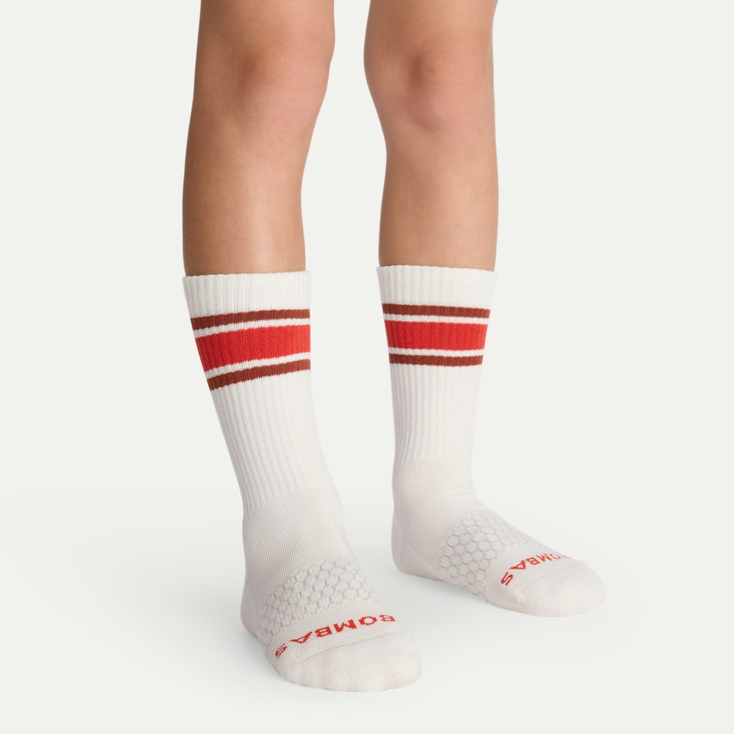 Youth Vintage Stripes Calf Sock 8-Pack - Image 5