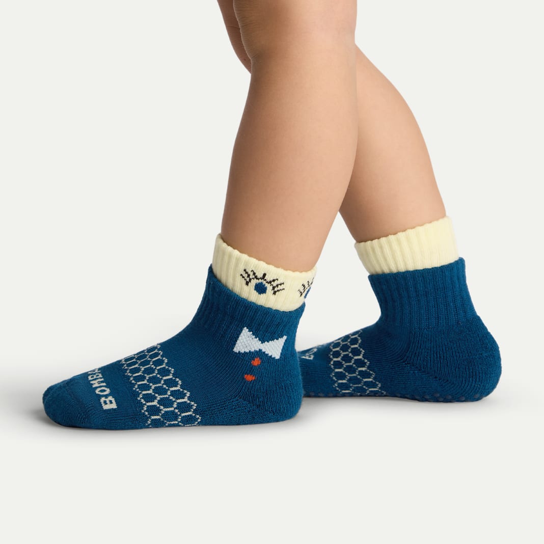 Toddler Eye Spy Gripper Calf Sock 4-Pack - Image 4