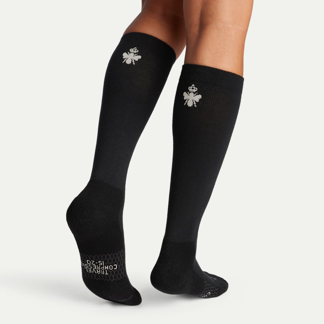 Women's Travel Compression Knee High Sock 6-Pack (15–20mmHg) - Image 3