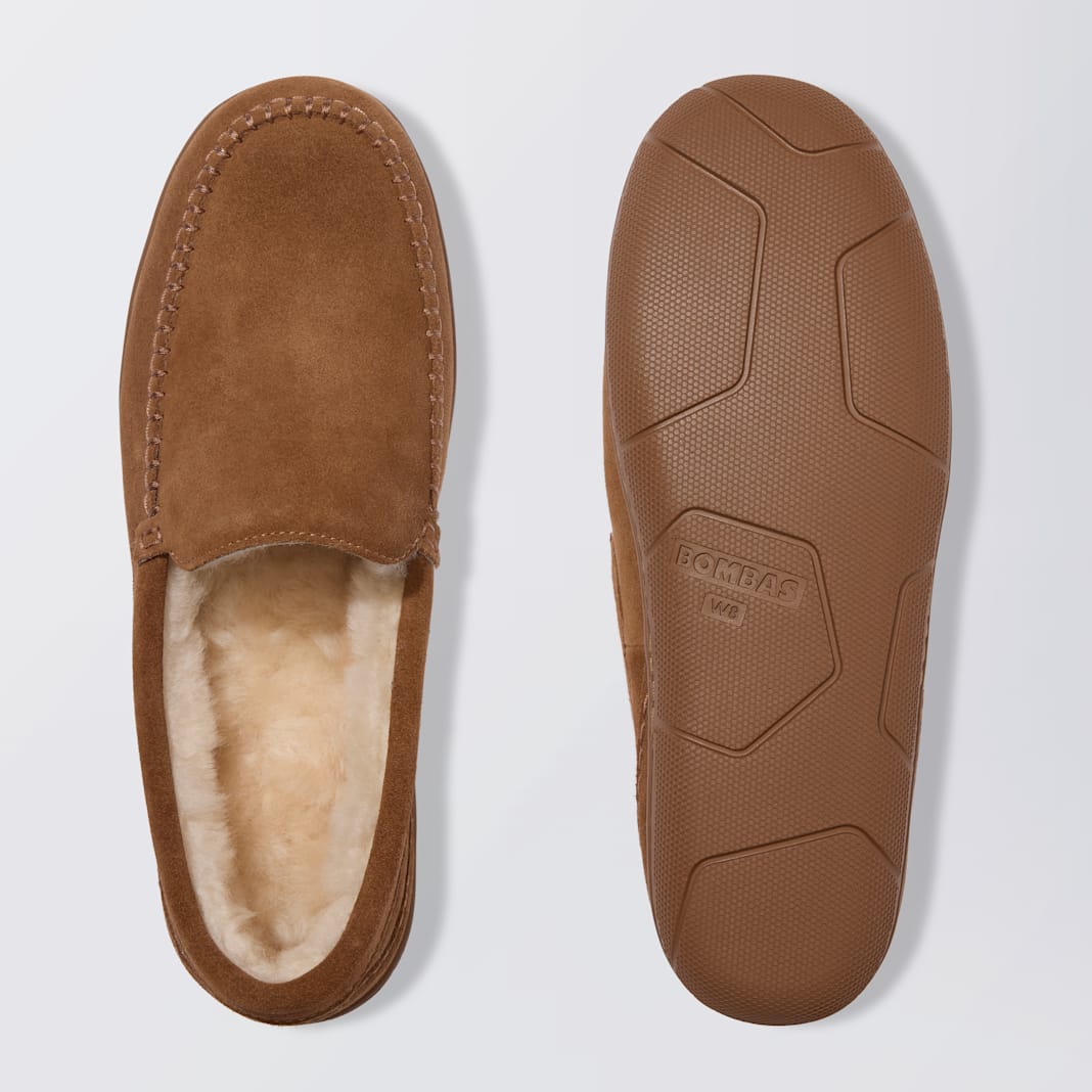 Men's Suede Moccasin Slipper - Image 3