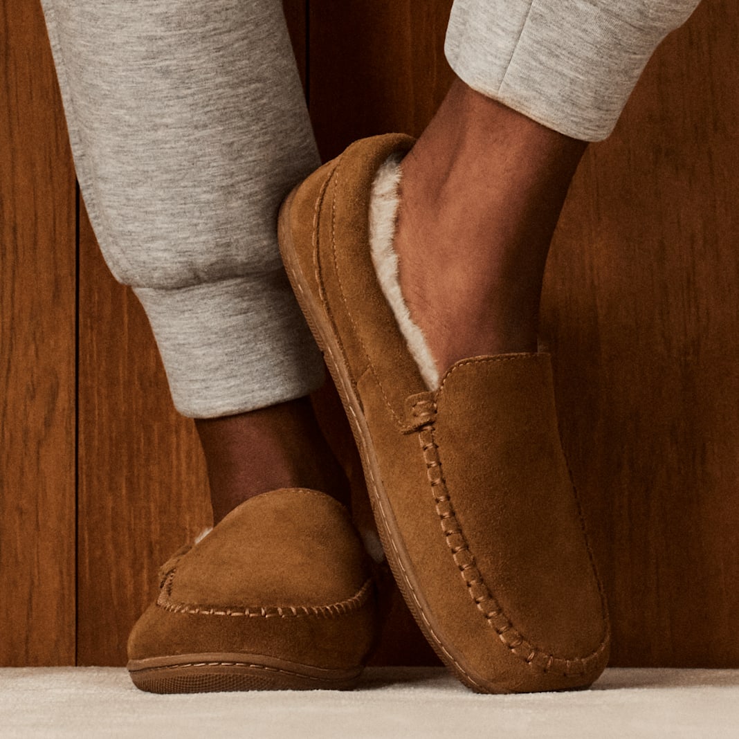 Men's Suede Moccasin Slipper - Image 2