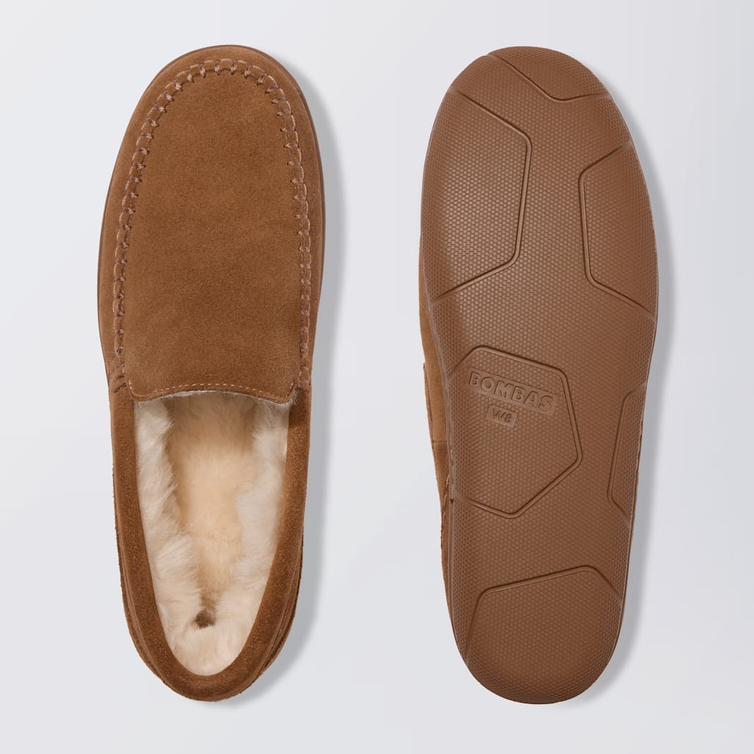 Women's Suede Moccasin Slipper - Image 3