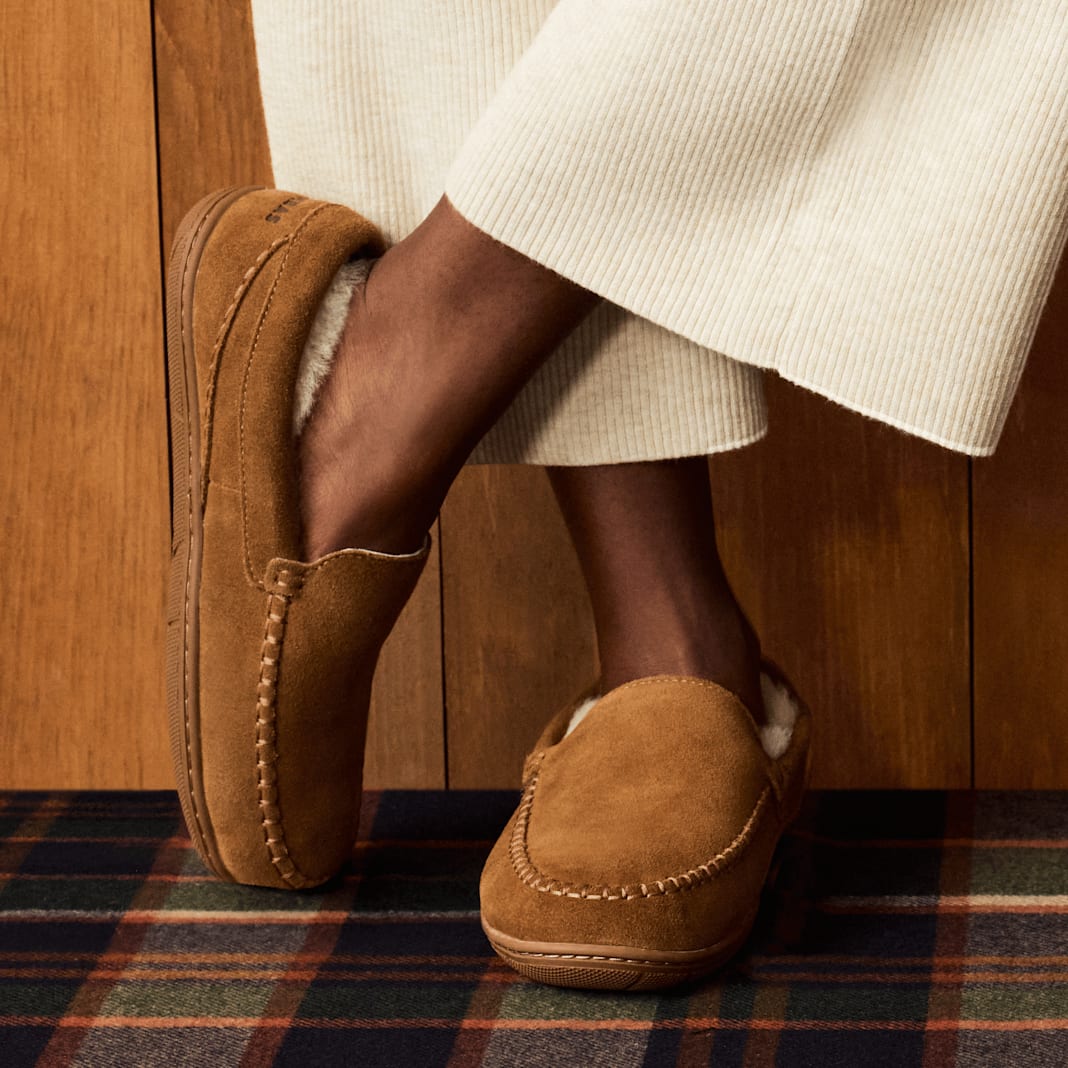 Women's Suede Moccasin Slipper - Image 2