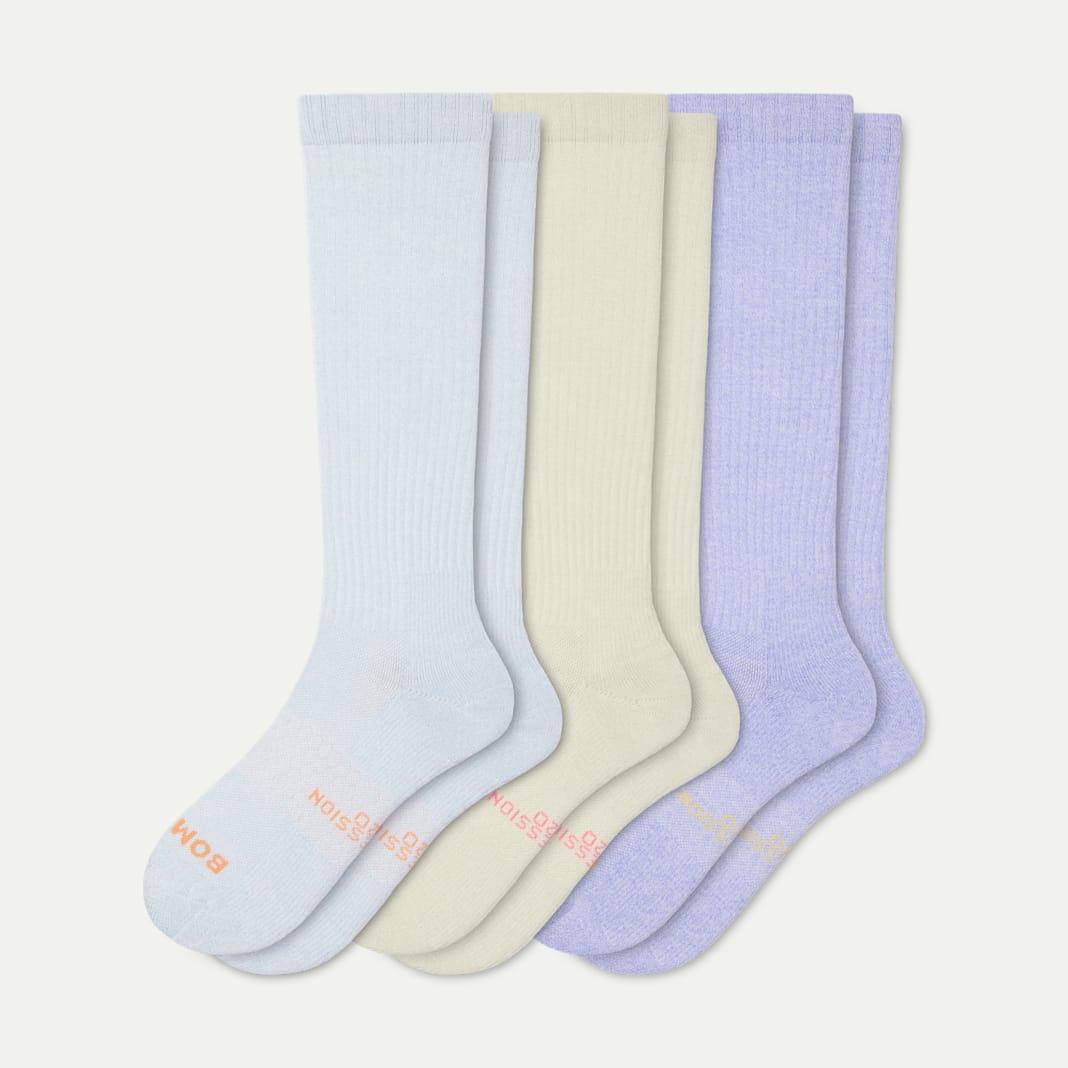 Women's Everyday Compression Knee High Sock 3-Pack (15-20mmHg) - Image 5