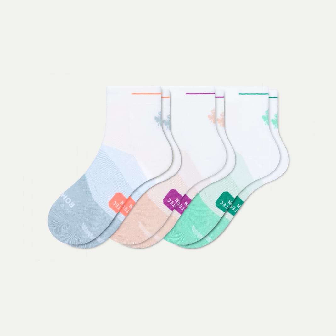 Women's Run Quarter Sock 3-Pack - Image 5