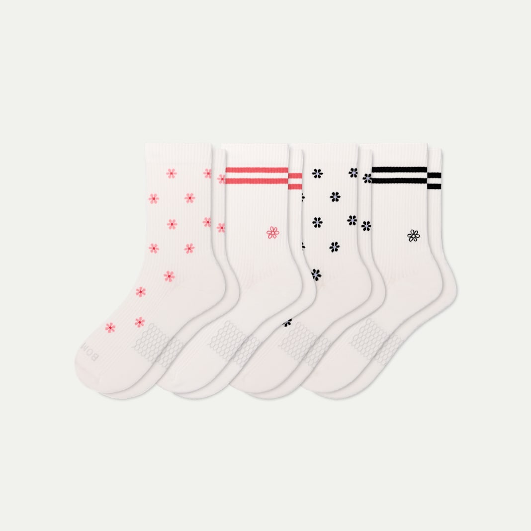Women's Modern Rib Half Calf Sock 4-Pack - Image 6