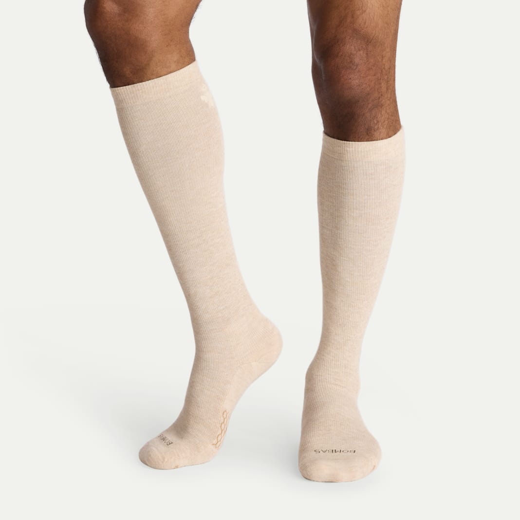 Men's Travel Compression Knee High Sock 3-Pack (15–20mmHg) - Image 2