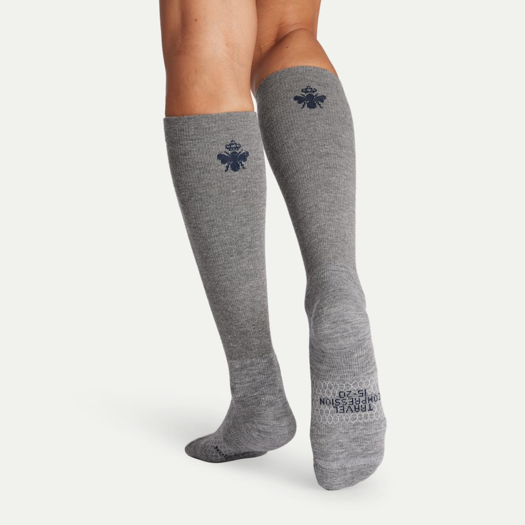 Women's Travel Compression Knee High Sock 6-Pack (15–20mmHg) - Image 4