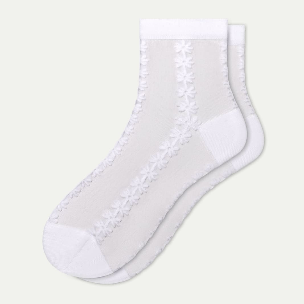 Women’s Sheer Quarter Socks - Image 5