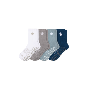 Men's Gripper Half Calf Sock 4-Pack